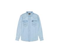 Denim shirt Wrangler Western Riverbank Bleu XL