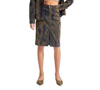 Denim skirt for women It's Basic taille mi-hautei Multicolore 34