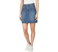 Pepe Jeans Mini High Waist Short Denim Skirt Blue M Woman