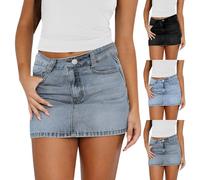 Denim Skirts for Women Fashion Classic Sexy Casual Jean Short Skirt Daily Shopping Street Photography Party Travelling Short Dresses