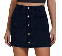 Denim Skirts for Women UK Mini - Pencil Skirt for Women UK Short - PlainSkirt Vacation Outfits Casualskirt Cuteskirt Longskirts Petite Traight Linenskirt Circleskirt