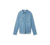 TOM TAILOR Women's 1041221 Blouse, 10113 Clean Mid Stone Blue Denim, 10