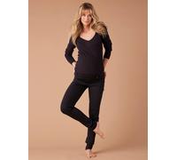 Denim Treggings for Maternity, ENVIE DE FRAISE black denim