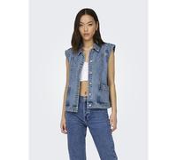 Denim Waistcoat medium blue