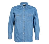 Denim Work Shirt Blue, XL