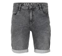 DENIMFY Jeans Shorts Men's Stretch Short Regular Fit DFAri Short Trousers Summer Denim Plain Grey Blue 31 32 33 34 36 38 40 42, Grey Denim (G37), 42W