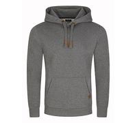 DENIMFY Men's Regular Fit DFIvo Hoodie Pullover Beige Blue Navy Black Green Grey S M L XL XXL 3XL 4XL 5XL, Grey Melange Standard 2, M