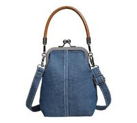 Denims Crossbody Bag For Women Trendy Shoulder Kiss Stylish Daily Handbag Top Handle Dating Women Simple Crossbody Top Handle Handbag Kiss Shoulder