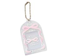 Denims Photocard Holder Wing Credit Card Sleeve Pendant Keychain Badge Holder For Student Card Identity Gifts Photocard With Keychain Korean Popular