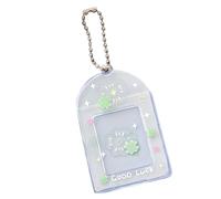Denims Photocard Holder Wing Credit Card Sleeve Pendant Keychain Badge Holder For Student Card Identity Gifts Photocard With Keychain Korean Popular