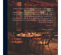 Denis Diderot Oeuvres completes de Diderot, revues sur les editions originales Denis Diderot Multicolor