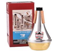 Denis Wick 5504B Straight Mute for Bb Cornet or Trumpet, Aluminium with Brass Bottom