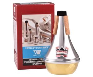 Denis Wick 5504B Straight Mute for Bb Cornet or Trumpet, Aluminium with Brass Bottom