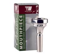 Denis Wick 5880-6AL Classic Trombone Mouthpiece, Large Shank, Silver Plated