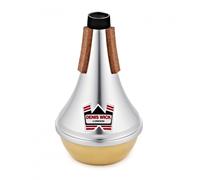 Denis Wick 5504B Straight Mute for Bb Cornet or Trumpet, Aluminium with Brass Bottom