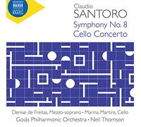 Denise de Freitas; Marina Martins; Goias Philharmonic Orchestra; Neil Thomson - Claudio Santoro: Symphony No. 8; Cello Concerto