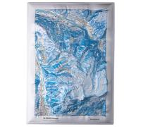 Deniveles - Domaine Le Grand Massif - Raised-relief map