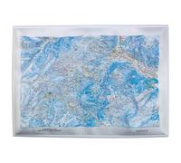 Deniveles - Domaines Les Sybelles - Raised-relief map