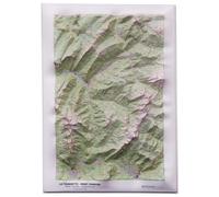 Deniveles - La Tournette & Mont Charvin - Raised-relief map