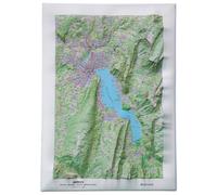 Deniveles - Lac d'Annecy - Raised-relief map