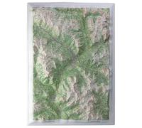 Deniveles - Le Briançonnais - Raised-relief map