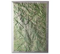 Deniveles - Le Haut Forez - Raised-relief map