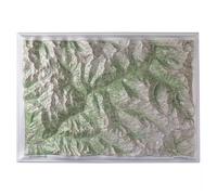 Deniveles - Le Queyras - Raised-relief map