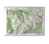 Deniveles - Massif Du Beaufortain - Raised-relief map