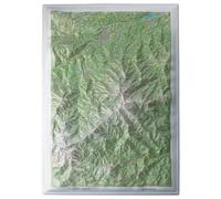 Deniveles - Massif du Canigou - Raised-relief map