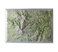 Deniveles - Massif Du Sancy (Été) - Raised-relief map