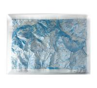 Deniveles - Paradiski La Plagne - Raised-relief map