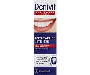 Denivit - Intense Anti-Stain Fluoride Toothpaste - 50Ml - Pack of 4 - Fast Delivery in France - Price Per Pack