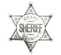 Denix Grand County Sheriff Badge, Nickel