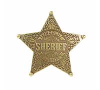 Sheriff Star Brass 1881 Pat Garrett New Mexico