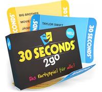 DENKRIESEN - 30 Seconds 2go The Party Game on the Go Guessing Game with 570 Terms, Card Game from 12 Years, for 3+ Players, Fast Game Rounds and Perfect Game Evening Fun