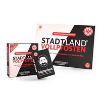 DENKRIESEN - Borussia Dortmund Fan Games Bundle | Stadt Land Vollpfosten Game Block + Card Game & Klattschen Party Game | Official BVB Fan Item | Party Game & Gift for Football Fans