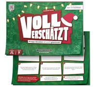 DENKRIESEN - FULLY VERSCHÄTZT! Christmas Edition | DIN A4 Game Pad | From 12 Years | Treasure Game & Family Game | Christmas Game Internet | Answers with on the Block