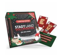 DENKRIESEN - Stadt Land Vollpfosten® - The Card Game - Christmas Edition - 'Alle Jahre Wieder.' | Gift | Travel Game | 150 Categories | From 8 Years | 3-6 Players | Family | City Country River