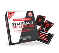 DENKRIESEN - Stadt Land VOLLPFOSTEN The Card Game - Eintracht Frankfurt Edition | From 8 Years | 3-6 Players | Eintracht Fan Item | Perfect for Football Fans and Game Evenings