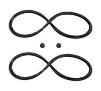 Denkuhin 09985 Sealing Ring Gasket for Presto Pressure Canner 16 18 23 Quart Pressure Cooker Replace 01745 01751 01755 01781 01782 01784, Come with 4 Overpressure Plug