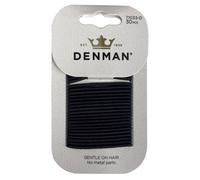Denman 71033-D 30 x 2mm Black Elastic Hair Bands