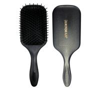 Denman (Black) Large Paddle Cushion Hair Brush for Blow Drying & Detangling - Comfortable Styling, Straightening & Smoothing - For Women and Men, P083