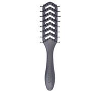 Denman D200 Flexible Vent Brush for Blow Drying - Styling Hair Brush for Wet Dry Curly Thick Straight Hair - For Women and Men (Pewter)