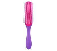 Denman Curly Hair Brush D3 (African Violet) 7 Row Styling Brush for Detangling, Separating, Shaping and Defining Curls - For Women and Men