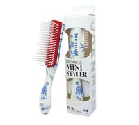 Denman Mini Curl & Blow-Dry Styling Brush - Define Curls, Smooth Frizz & Style Short Hair with Precision, D14 Blue Belle