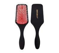 Denman Petite Detangler Hair Brush for Fast and Comfortbale Detangling and Blow Drying D38 - Combination of D3 Styling Pins Paddle Brush Black