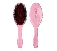 Denman Style & Shine Smoother Hairbrush with Soft Nylon Quill Boar Bristles - For Smoothing, Detangling, Straightening Hair ? D81M Medium Pink Crush