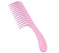 Denman Wide Tooth Detangling Comb - Curved Pin Comb for Detangling, Curl Defining & Smoothing - Wet Comb for All Hair Types, Women and Men, D28 Pink Crush