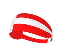 Denmark Danish Flag Elastic Exercise Headband - Sweat-Wicking Sport Throw for Women