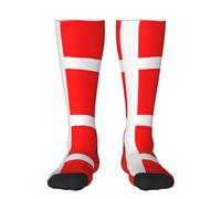 Denmark Danish Flag Funny Socks For Men And Women Soft Cozy Socks, Winter Warm Socks